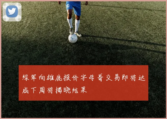 绿军向雄鹿报价字母哥交易即将达成下周将揭晓结果